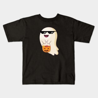 Trick or treat thug life Kids T-Shirt